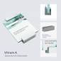 Preview: Tuerschild VITRUM A Glasschild, fuer Buero 130 170 mm